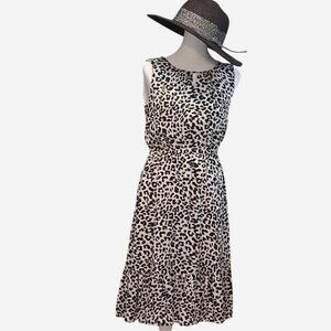 Talbots leopard print dress